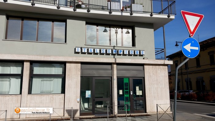 L'ex sede di Italsempione in piazza Matteotti a Domodossola