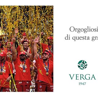 Verga 1947 si congratula con Olimpia Milano per il 30° Scudetto della sua storia, che vale la terza stella!