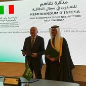 Energia, firmato a Riad memorandum tra Italia e Arabia Saudita