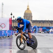 Ganna argento nella crono, prima medaglia italiana a Parigi