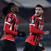 Hernandez e Leao in gol, Milan vince 2-1 a Como