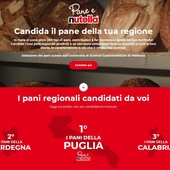 Nutella, prorogata l’iniziativa “Candida il pane della tua Regione”