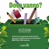 Logista, al via campagna per il corretto smaltimento delle e-cig esauste